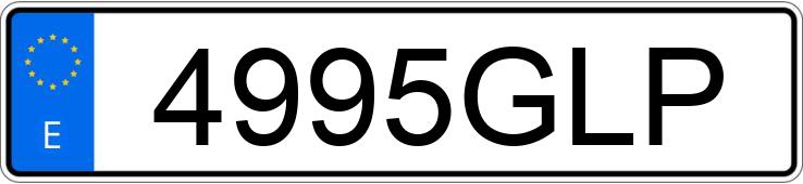 Numer rejestracyjny 4995GLP posiada BMW SERIE 3