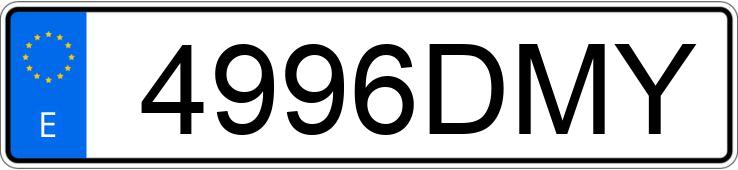 Numer rejestracyjny 4996DMY posiada SUZUKI INTRUDER 800