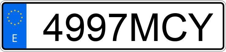 Numer rejestracyjny 4997MCY posiada VOLKSWAGEN ID.BUZZ