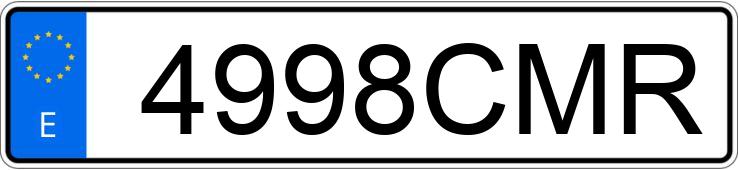 Numer rejestracyjny 4998CMR posiada VOLKSWAGEN TOURAN Numer rejestracyjny 4998CMR posiada VOLKSWAGEN TOURAN