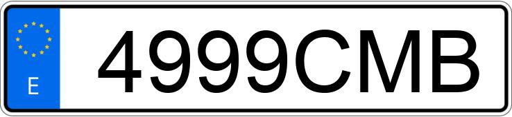 Numer rejestracyjny 4999CMB posiada SEAT CORDOBA