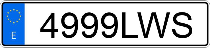 Numer rejestracyjny 4999LWS posiada YAMAHA NMAX Numer rejestracyjny 4999LWS posiada YAMAHA NMAX