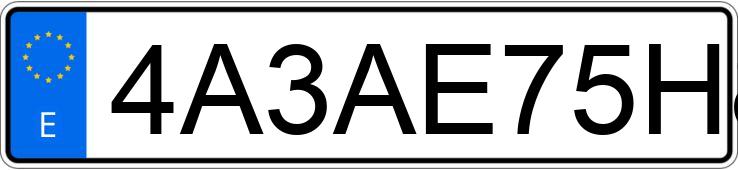 Numer rejestracyjny 4A3AE75H83E037458 posiada MITSUBISHI ECLIPSE Numer rejestracyjny 4A3AE75H83E037458 posiada MITSUBISHI ECLIPSE