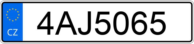 Numer rejestracyjny 4AJ5065 posiada Pegeot 208