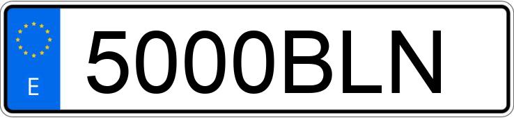 Numer rejestracyjny 5000BLN posiada OPEL ASTRA Numer rejestracyjny 5000BLN posiada OPEL ASTRA