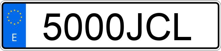 Numer rejestracyjny 5000JCL posiada OPEL ADAM