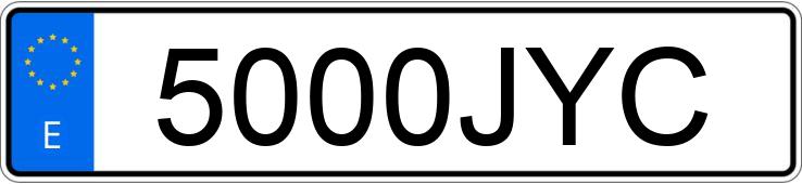 Numer rejestracyjny 5000JYC posiada AUDI A5 Numer rejestracyjny 5000JYC posiada AUDI A5