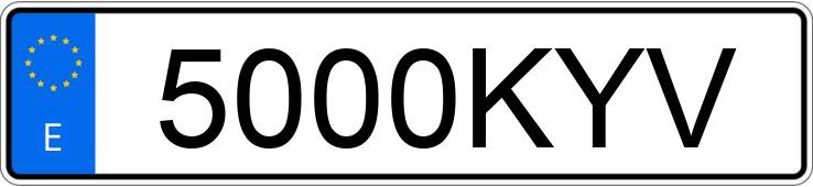 Numer rejestracyjny 5000KYV posiada AUDI A1 SPORTBACK Numer rejestracyjny 5000KYV posiada AUDI A1 SPORTBACK