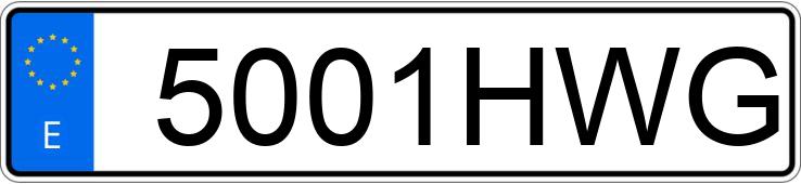 Numer rejestracyjny 5001HWG posiada DACIA SANDERO Numer rejestracyjny 5001HWG posiada DACIA SANDERO