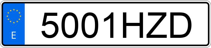 Numer rejestracyjny 5001HZD posiada VOLVO V60 Numer rejestracyjny 5001HZD posiada VOLVO V60