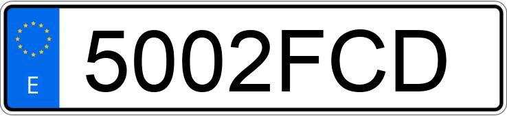 Numer rejestracyjny 5002FCD posiada MAZDA MAZDA3 Numer rejestracyjny 5002FCD posiada MAZDA MAZDA3