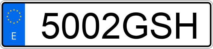Numer rejestracyjny 5002GSH posiada CITROEN C4