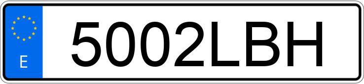 O número de registro 5002LBH tem MINI MINI