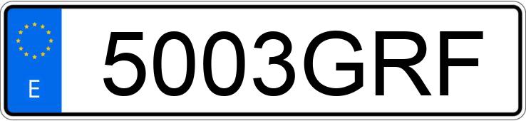 Numer rejestracyjny 5003GRF posiada FORD FOCUS Numer rejestracyjny 5003GRF posiada FORD FOCUS