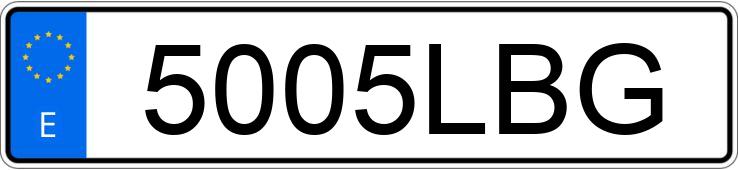 Numer rejestracyjny 5005LBG posiada MERCEDES GLC (253)