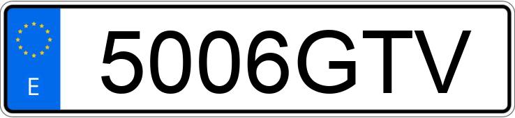 Numer rejestracyjny 5006GTV posiada SKODA OCTAVIA Numer rejestracyjny 5006GTV posiada SKODA OCTAVIA