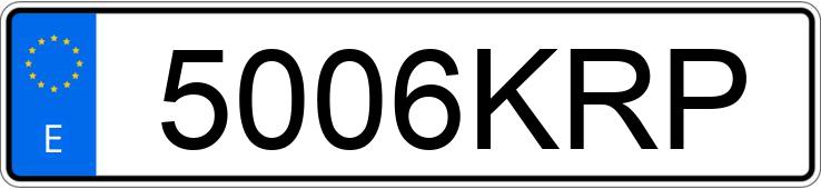 Numer rejestracyjny 5006KRP posiada CITROEN BERLINGO