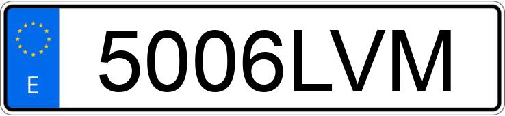 Numer rejestracyjny 5006LVM posiada MERCEDES A (176)