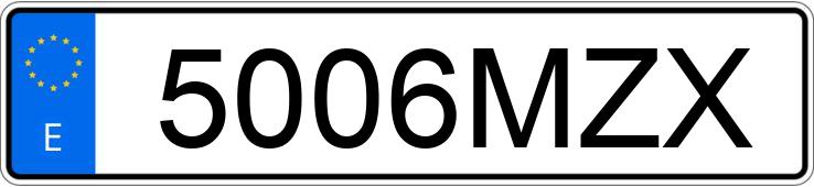 Numer rejestracyjny 5006MZX posiada TOYOTA YARIS CROSS