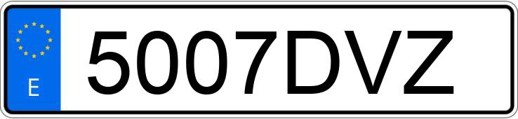 Numer rejestracyjny 5007DVZ posiada SANTANA 300 Numer rejestracyjny 5007DVZ posiada SANTANA 300