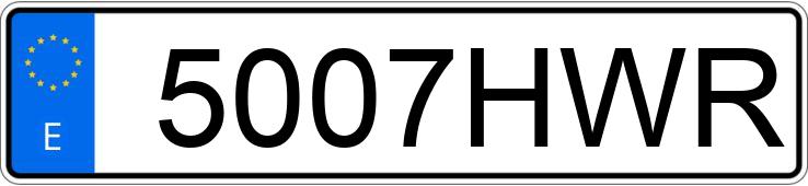 Numer rejestracyjny 5007HWR posiada FORD FOCUS Numer rejestracyjny 5007HWR posiada FORD FOCUS