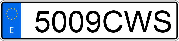 Numer rejestracyjny 5009CWS posiada MERCEDES E 300 (210) D AVANTGARDE