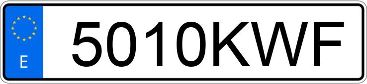 Numer rejestracyjny 5010KWF posiada MERCEDES C (205)