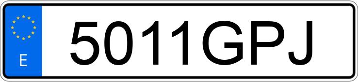 Numer rejestracyjny 5011GPJ posiada VOLKSWAGEN PASSAT Numer rejestracyjny 5011GPJ posiada VOLKSWAGEN PASSAT