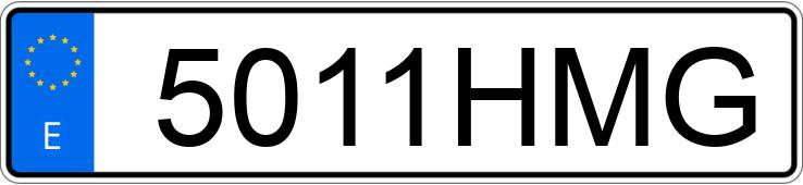 Numer rejestracyjny 5011HMG posiada BMW SERIE 5 E60 530D 211