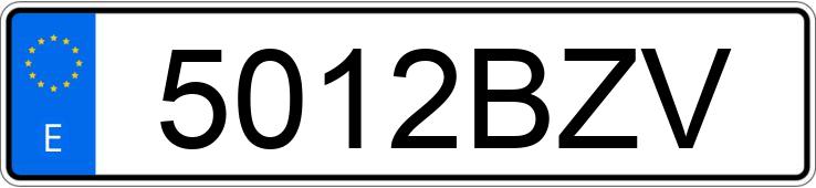 Numer rejestracyjny 5012BZV posiada OPEL ASTRA