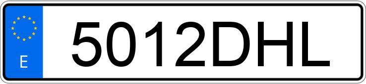 Numer rejestracyjny 5012DHL posiada PEUGEOT 307 Numer rejestracyjny 5012DHL posiada PEUGEOT 307