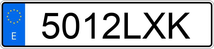 Numer rejestracyjny 5012LXK posiada BMW SERIE 2