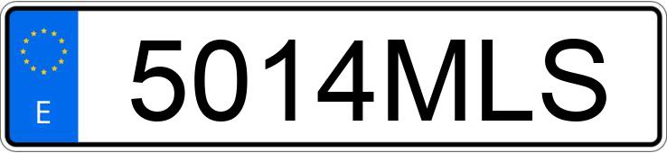 Numer rejestracyjny 5014MLS posiada PEUGEOT RIFTER