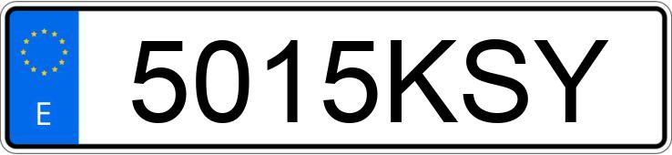 Numer rejestracyjny 5015KSY posiada KYMCO PEOPLE 125