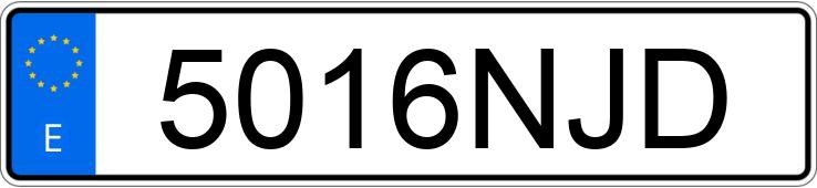 Numer rejestracyjny 5016NJD posiada SEAT LEON