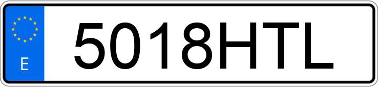 Numer rejestracyjny 5018HTL posiada OPEL ASTRA