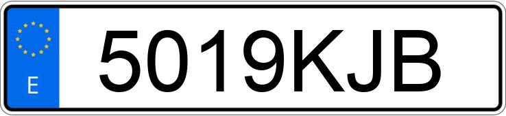 Numer rejestracyjny 5019KJB posiada MERCEDES VITO