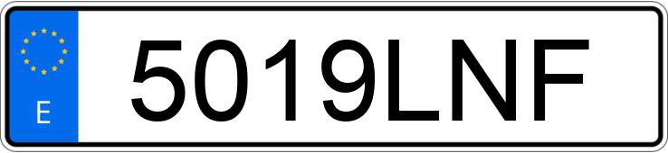 Numer rejestracyjny 5019LNF posiada VOLKSWAGEN CADDY