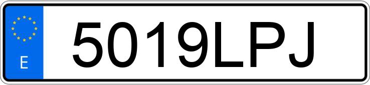 Le numéro d’enregistrement 5019LPJ a MERCEDES GLE (167)