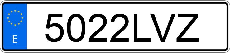 Numer rejestracyjny 5022LVZ posiada FORD MUSTANG MACH-E