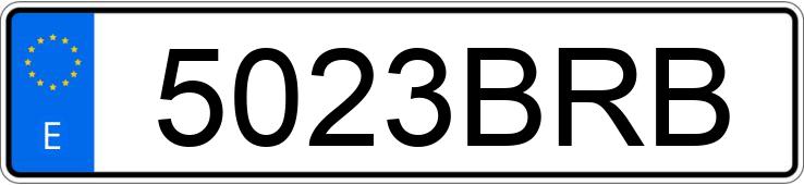 Numer rejestracyjny 5023BRB posiada MITSUBISHI MONTERO IO Numer rejestracyjny 5023BRB posiada MITSUBISHI MONTERO IO