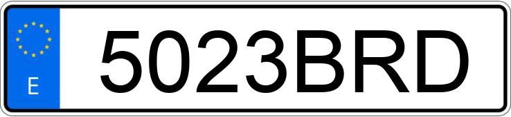 Numer rejestracyjny 5023BRD posiada SEAT LEON