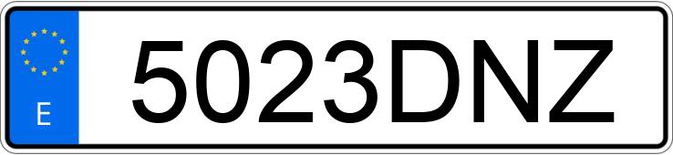 Numer rejestracyjny 5023DNZ posiada MERCEDES E (211) Numer rejestracyjny 5023DNZ posiada MERCEDES E (211)