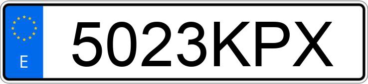 Numer rejestracyjny 5023KPX posiada NISSAN GT-R