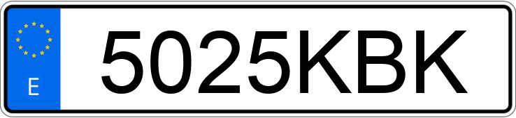 Numer rejestracyjny 5025KBK posiada PEUGEOT 308 Numer rejestracyjny 5025KBK posiada PEUGEOT 308