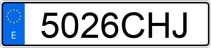 Numer rejestracyjny 5026CHJ posiada OPEL CORSA