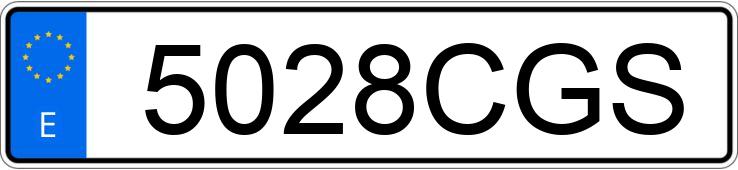 Numer rejestracyjny 5028CGS posiada SEAT IBIZA Numer rejestracyjny 5028CGS posiada SEAT IBIZA