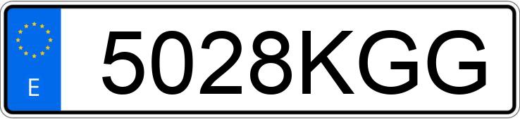 Numer rejestracyjny 5028KGG posiada BMW SERIE 4