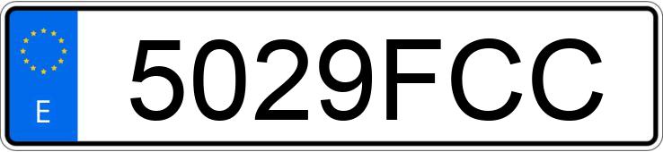 Numer rejestracyjny 5029FCC posiada SUZUKI GRAND VITARA