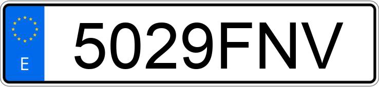 Numer rejestracyjny 5029FNV posiada CHEVROLET-GM CAPTIVA